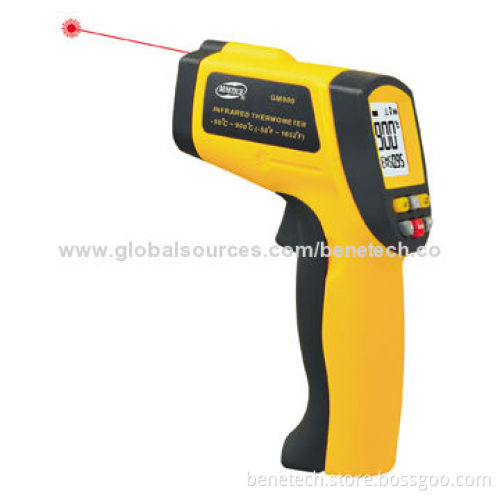 GM900, Non-contact, Portable, Infrared Thermometer, D:S 12:1, -50~900°C, Adjustable Emissivity